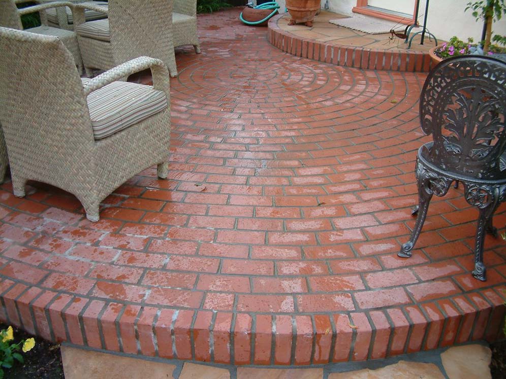 Circular Brick Patio