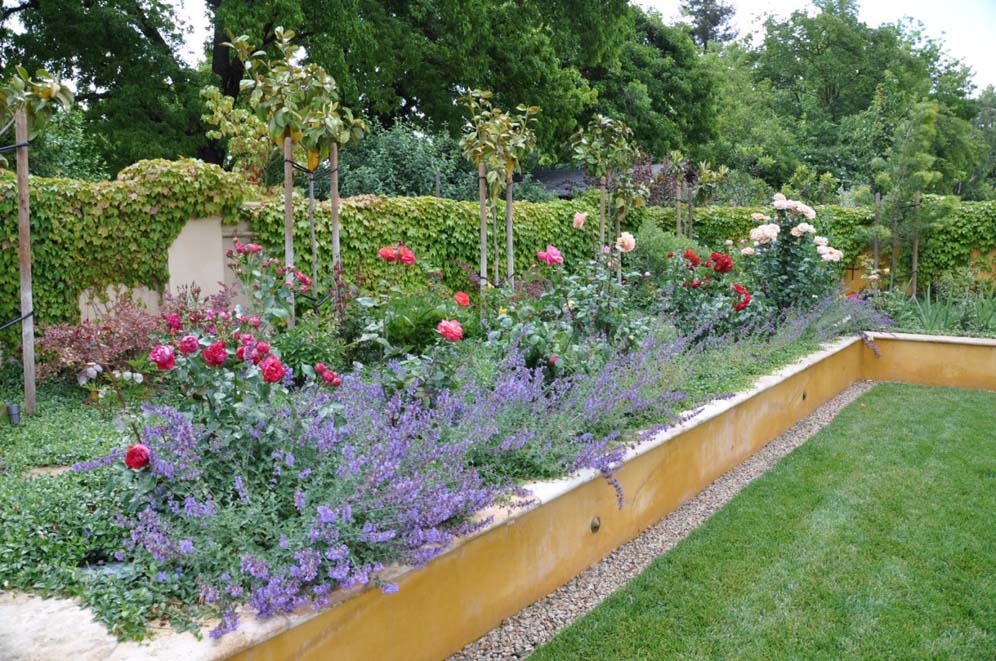 Sea of Green Raised Planter View