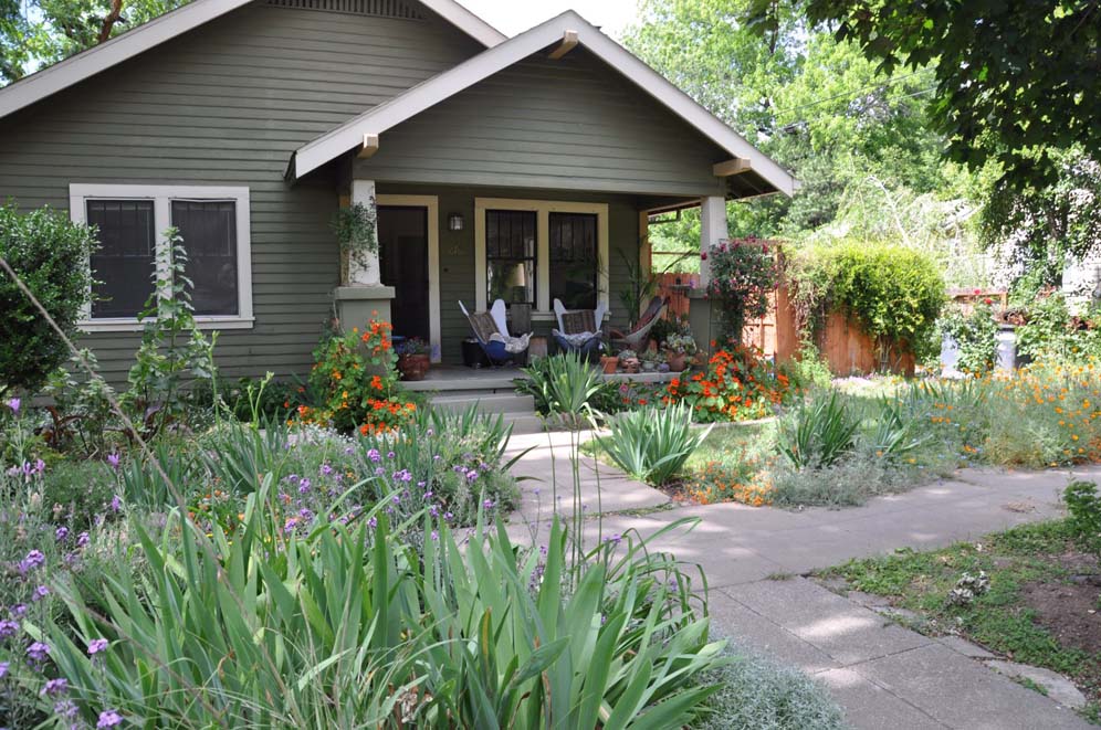 Flower Garden Front Door