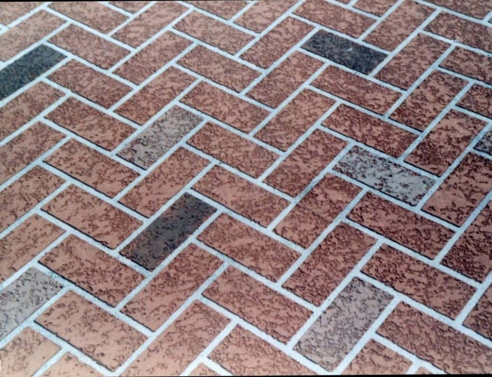 Herringbone Brick with Grouted Joints