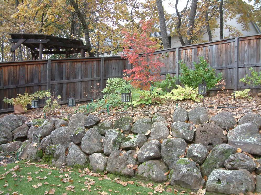 Native Stone Rock Wall